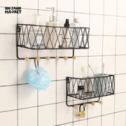 CRISS-CROSS WALL UTILITY SHELF