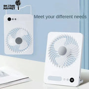 FOLDABLE SLIM MINI SUMMER DESK FAN WITH LED LIGHT