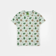 Infant Boys Waffle T-Shirt (Apple) - Green